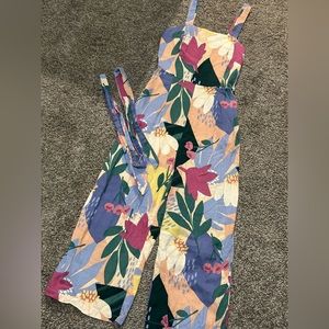 BEST OFFER Princess Highway Floral Spring Romper With Pockets + Belt Tie